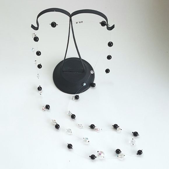 Jewelry Display Stand Vintage 50s Black Metal - Picture 4 of 5